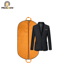 New Hot sale wholesale high quality non woven orange man garment suit cover bag